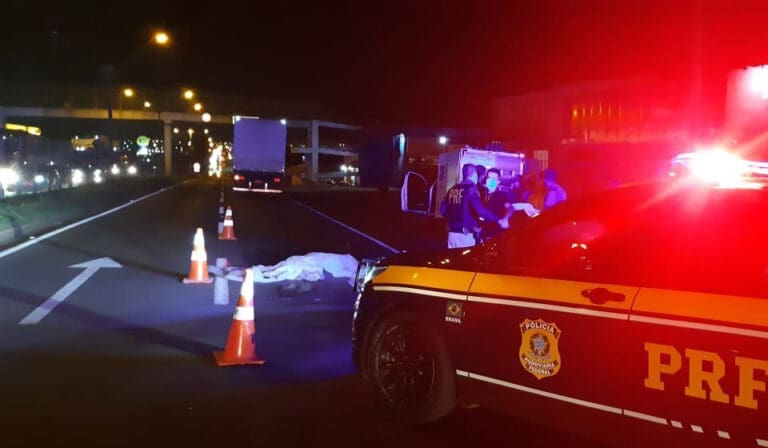 mulher vítima atropelamento arapongas