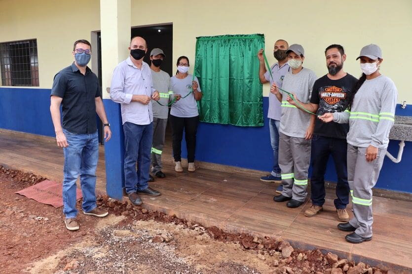 Prefeitura inaugura refeitório do Centro de Reciclagem de Ivaiporã