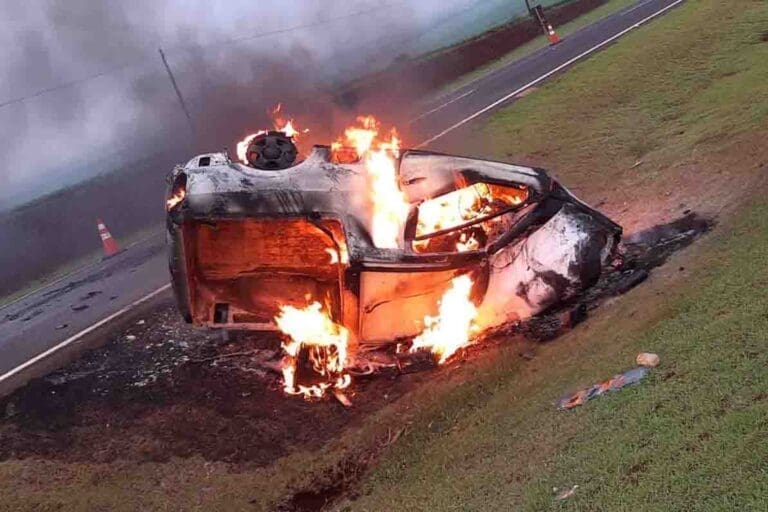 Motorista morre em acidente neste domingo(20), em Marilândia do Sul