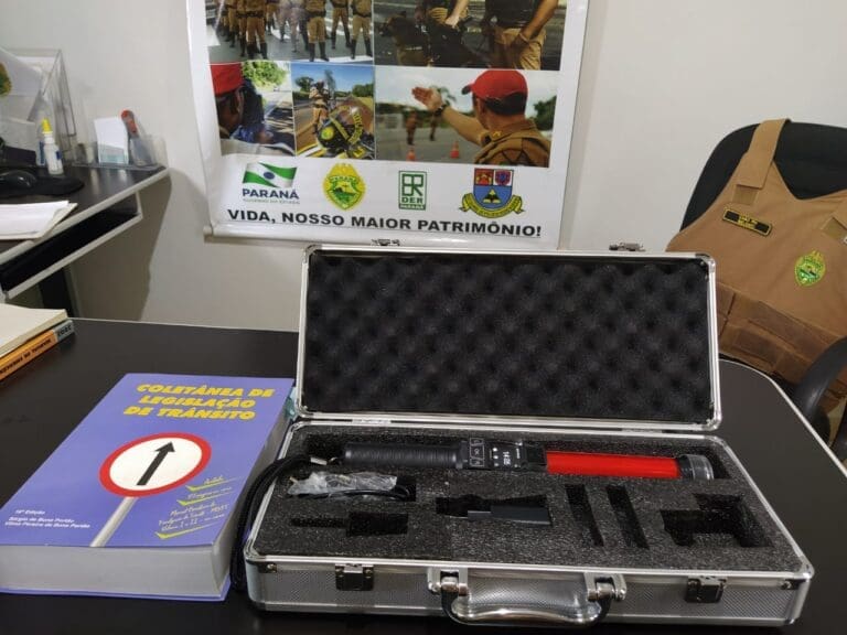 Bafômetro passivo é usado pela PRE nas rodovias do Vale do Ivaí