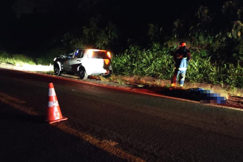 Homem morre atropelado por carro na PR-272