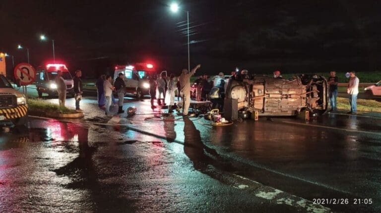 Motociclista morre e dois ficam feridos em colisão na BR-369