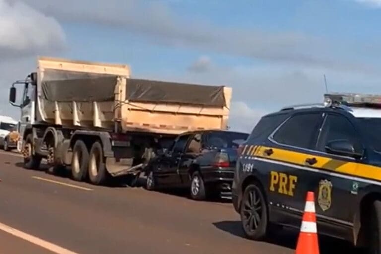 Quatro pessoas feridas em acidente na BR-369, em Cascavel