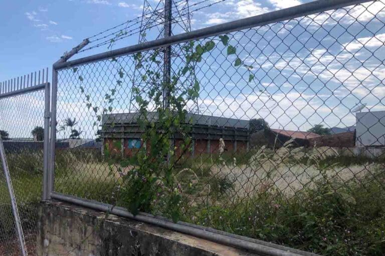 Moradores de Jardim Alegre reclamam de mato alto em terreno de operadora de telefonia