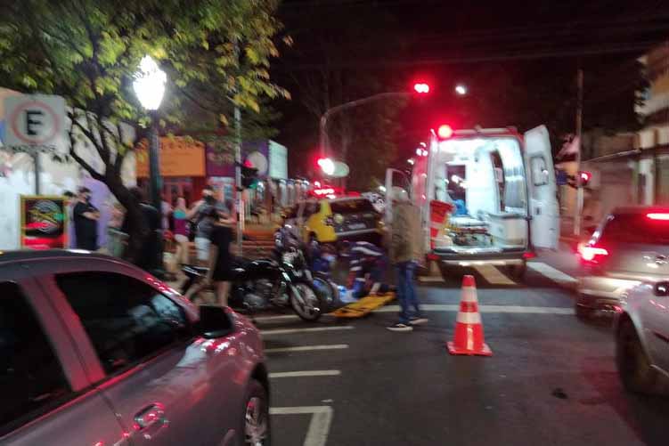 Pedestre é atropelado no centro de Apucarana