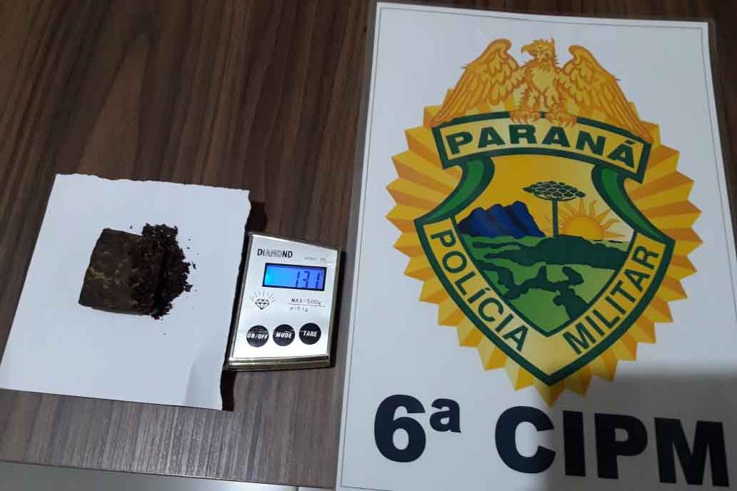 PM apreende em Jardim Alegre adolescente suspeito de tráfico