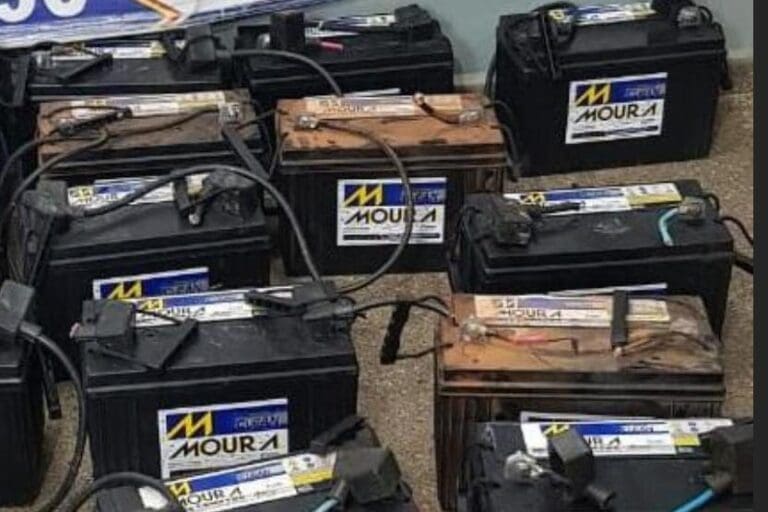 Ladrões furtam baterias de torre da Claro, em Jardim Alegre