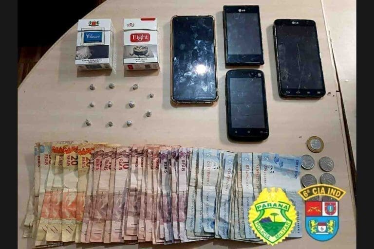 Ação da PM contra o tráfico de drogas resulta em três detidos