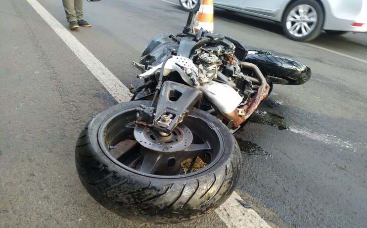Acidente em Apucarana no final da tarde desta sexta-feira, tira vida de motociclista