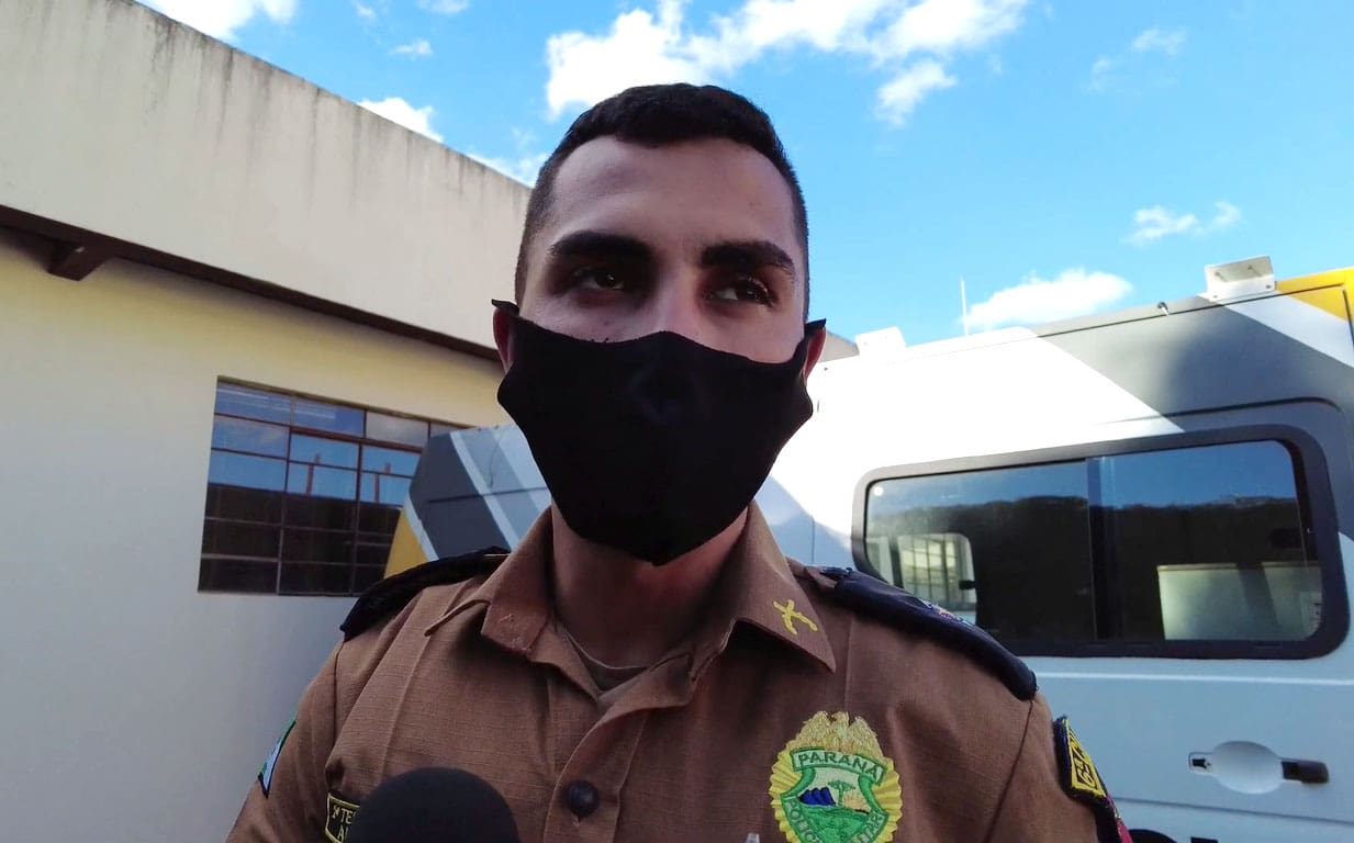 Tenente Augusto fala sobre homicídio em Faxinal nesta segunda-feira