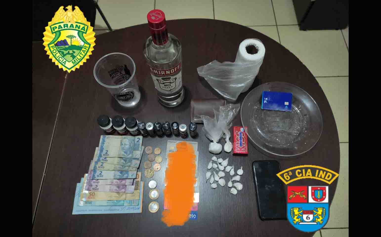 ROTAM prende suspeito em Ivaiporã em posse de cocaína