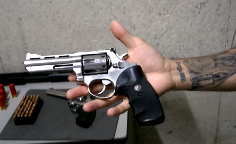 Neto furta revólver