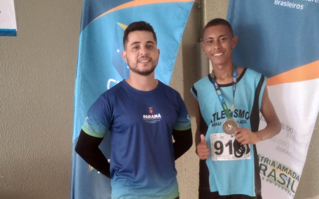 Bruninho, de Ivaiporã conquista medalha de ouro nos Jogos Escolares Brasileiros