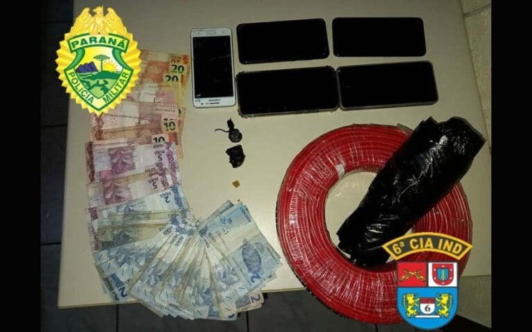 Trio suspeito de tráfico de drogas é preso em São João do Ivaí