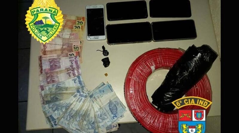 Trio suspeito de tráfico de drogas é preso em São João do Ivaí