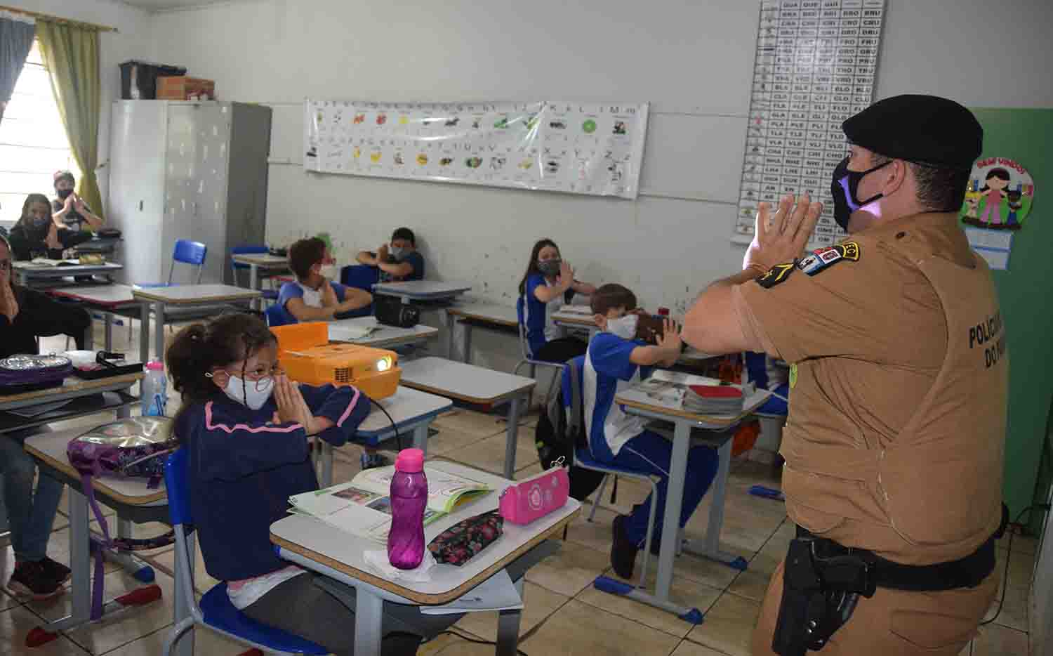 Retomado em Ivaiporã Proerd instruí e protege as crianças