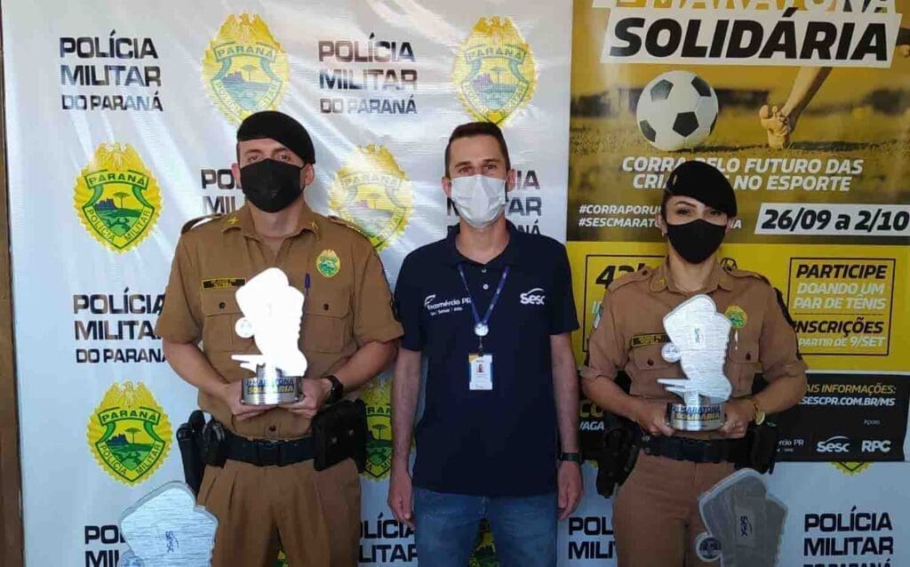 Policiais da 6ª CIPM conquistam o 2º lugar da Maratona Solidária Sesc