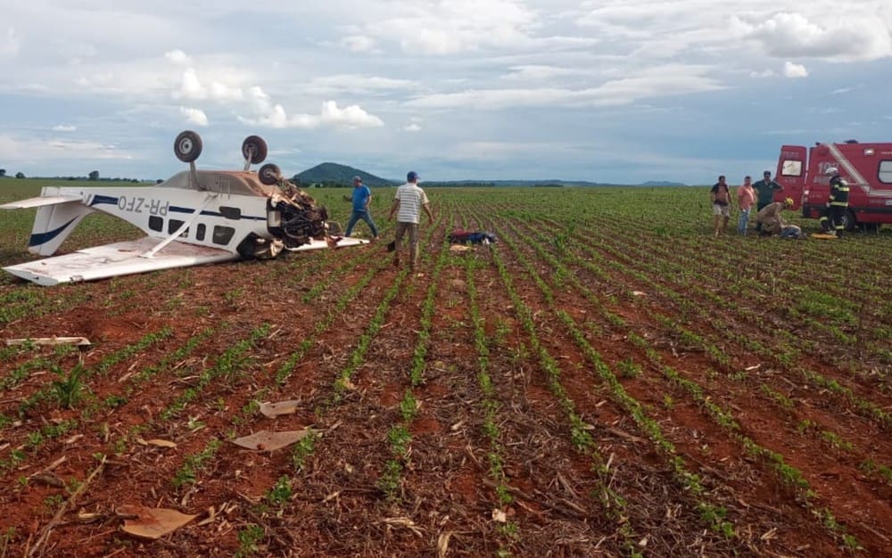 Queda avião Goiás