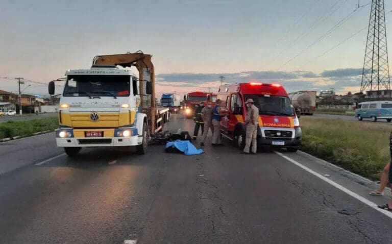 Acidente Curitiba contorno sul