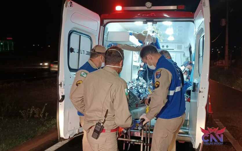 Motociclista ferido gravemente na PR 376, mandguaçu