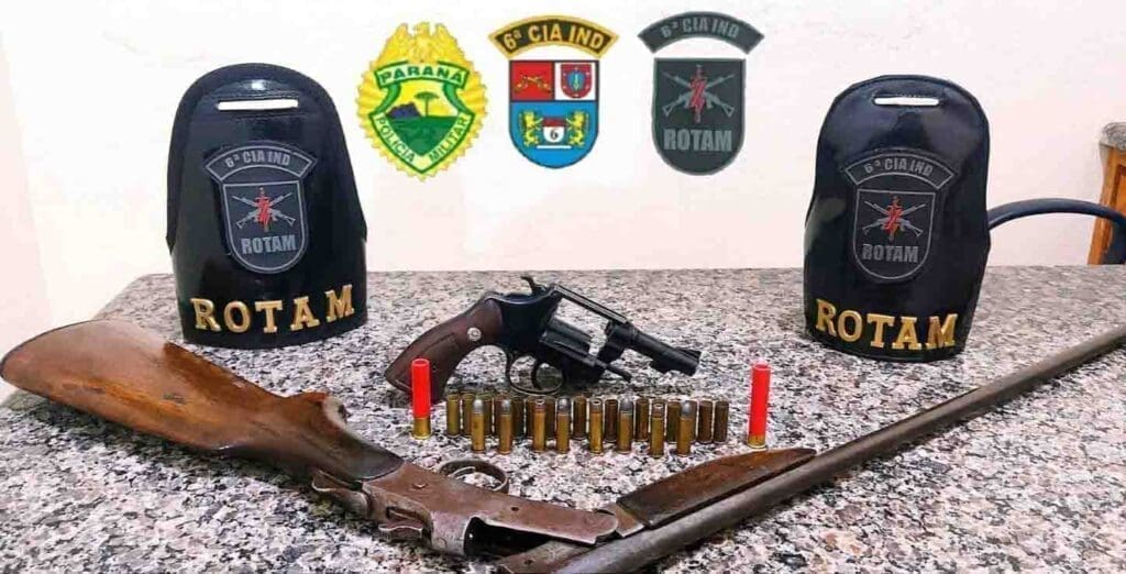 PMPR armas apreendidas