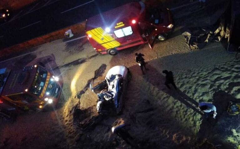 Acidente em Rolândia - Foto por Márcio Henrique Jorge