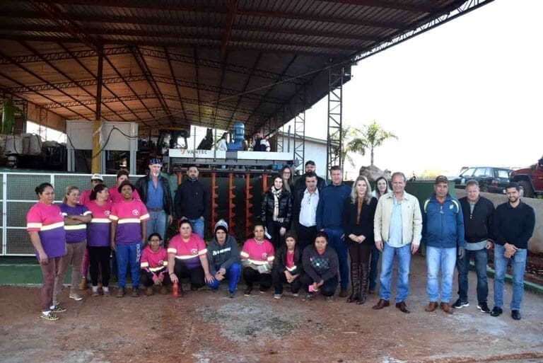 Central de compostagem