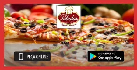 Restaurante, Pizzaria e Lanchonete Paladar em Jardim Alegre, destacando a variedade de pratos, pizzas e lanches na região.