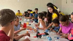 Acadêmicos do Projeto Rondon realizam atividade comunitária com moradores de Jardim Alegre