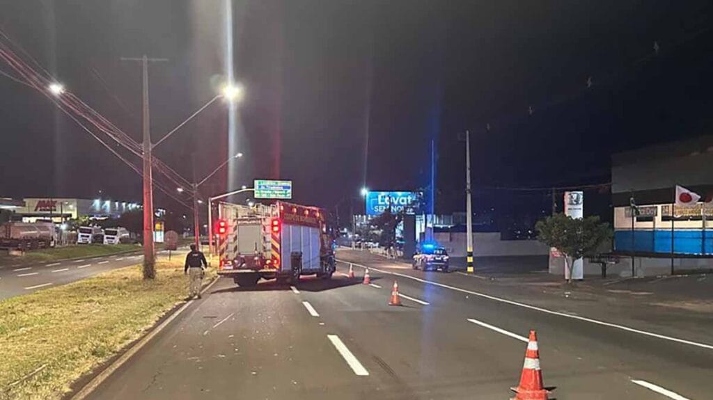 BR-369, Londrina, PRF, acidente de trânsito, motociclista, fuga do local, Samu