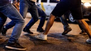 Briga generalizada mobilizou a Polícia Militar na Avenida Brasil, no centro de Faxinal