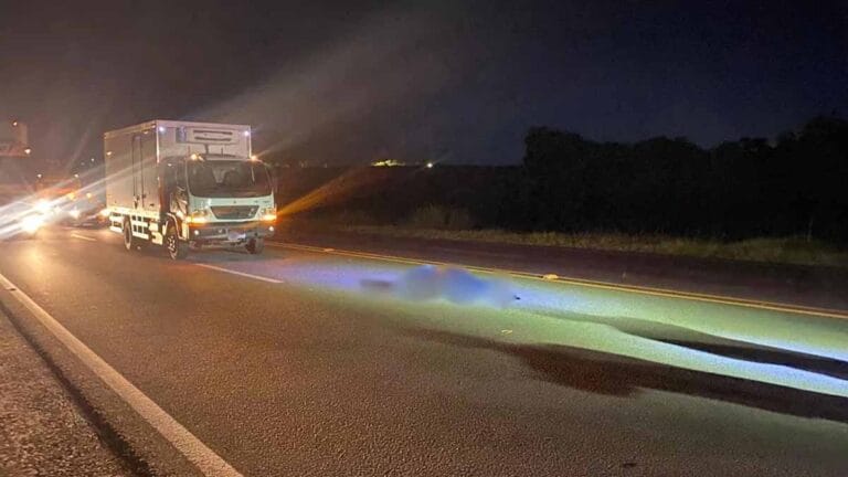 Rodovia PR-444 em Apucarana, trecho próximo ao acesso ao distrito de Caixa de São Pedro