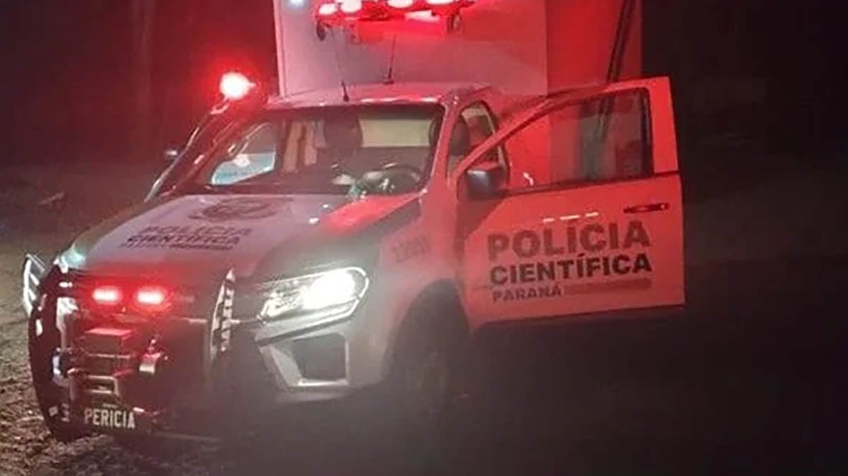 Ivan Maldonado / Notícias Online IML recolheu o corpo na PR-466 onde ocorreu acidente