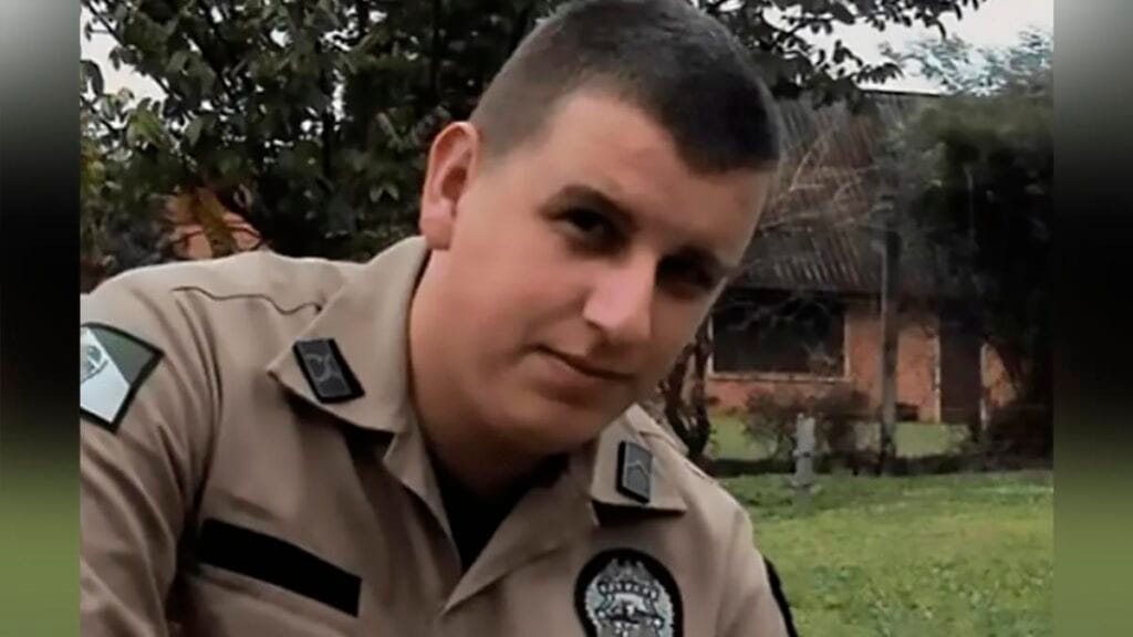 Foto do policial militar Jean Patrick Niquetti, que morreu após acidente na PR-323