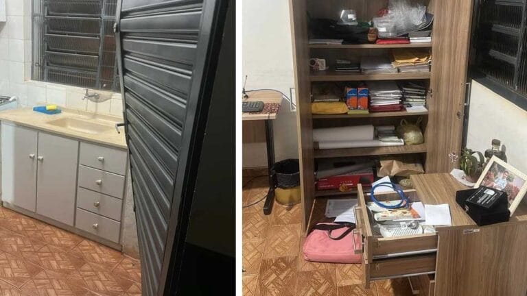 Prédio da Emater em Borrazópolis onde criminosos arrombaram e furtaram veículos e equipamentos