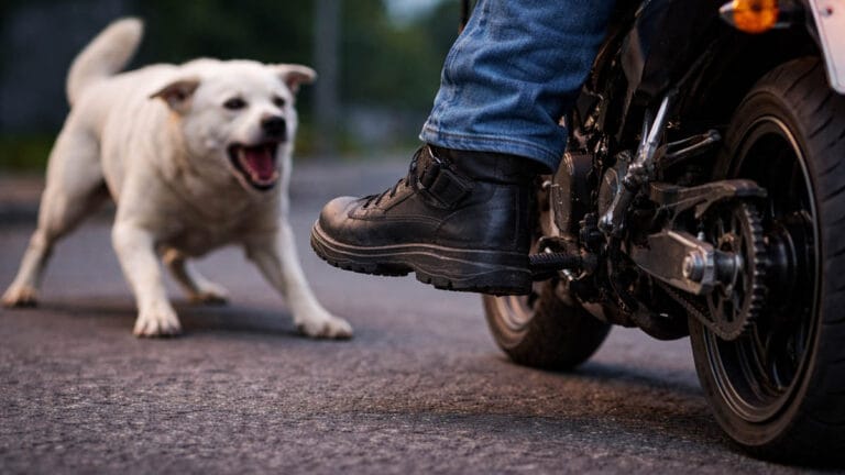 Motociclista ficou ferido após ser mordido por cachorro no Bosque da Saúde, em Ivaiporã.