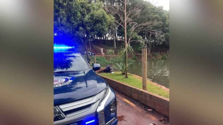 Equipes de segurança e perícia atenderam a ocorrência no Parque dos Pássaros, em Arapongas