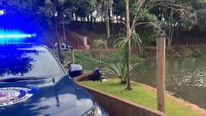 Equipes de segurança e perícia atenderam a ocorrência no Parque dos Pássaros, em Arapongas