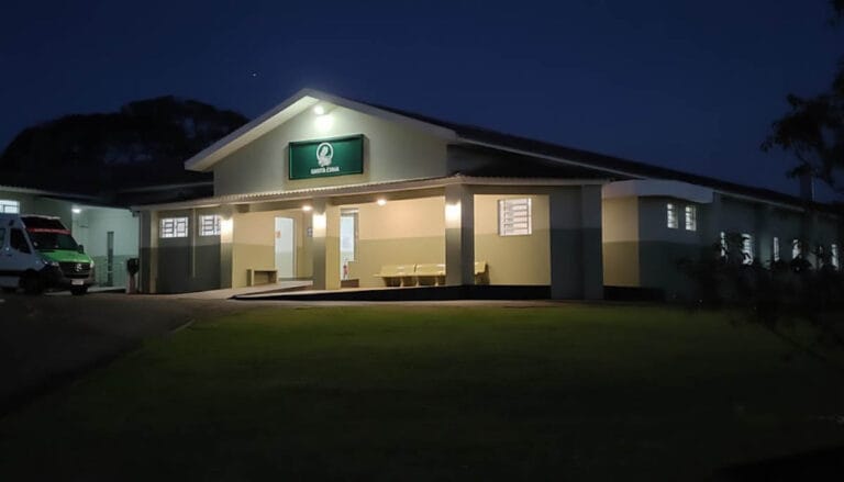 Entrada do Hospital Sasnta Casa de São Pedro do Ivaí