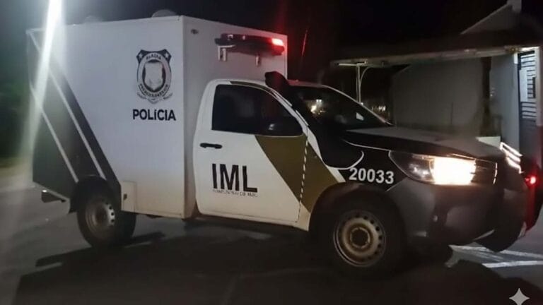 Viatura do Instituto Médico Legal (IML) em foto ilustrativa