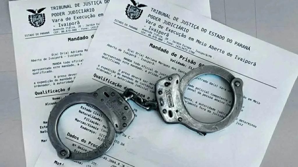 Homem com mandado de prisão em aberto foi encaminhado à autoridade policial em Godoy Moreira