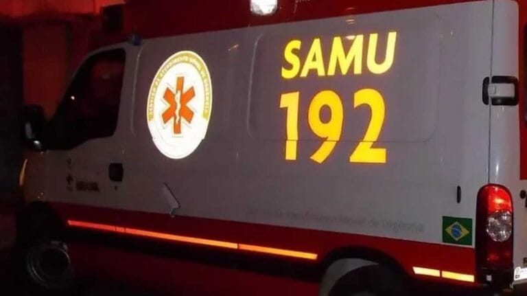 Base do Samu de Ivaiporã onde equipe realizou atendimento de emergência em recém-nascido