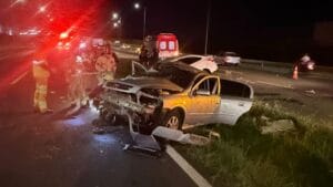 PRF em atendimento a acidente com morte na BR-369 em Arapongas