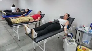 Doadores participam da campanha Sangue Bom na Fatec Ivaiporã