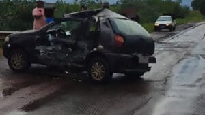Acidente na PR-272 em Cruzmaltina no trevo de dinizópolis