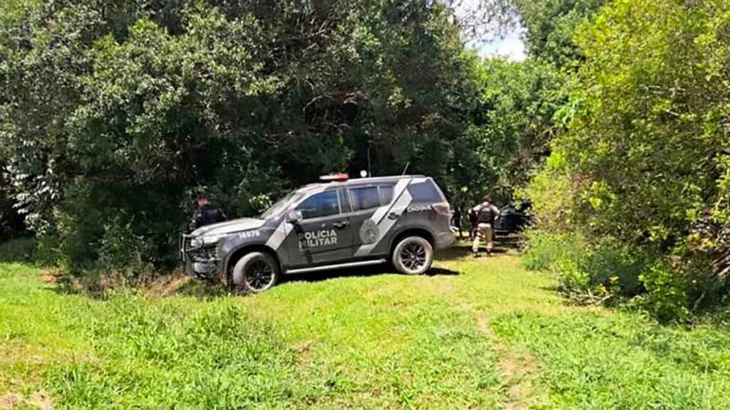 Operação da Polícia Militar em Piraí do Sul onde suspeito de sequestro morreu após confronto