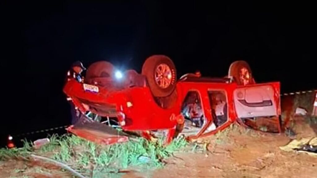 Acidente com caminhonete na PR-471 deixa dois mortos em Três Barras do Paraná
