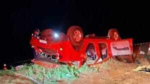 Acidente com caminhonete na PR-471 deixa dois mortos em Três Barras do Paraná