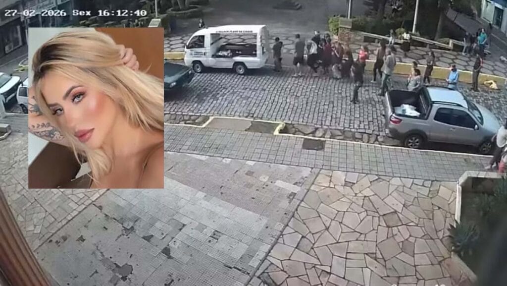 Câmera registrou momento em que suspeitos se aproximam de cortejo antes dos disparos em Baependi.