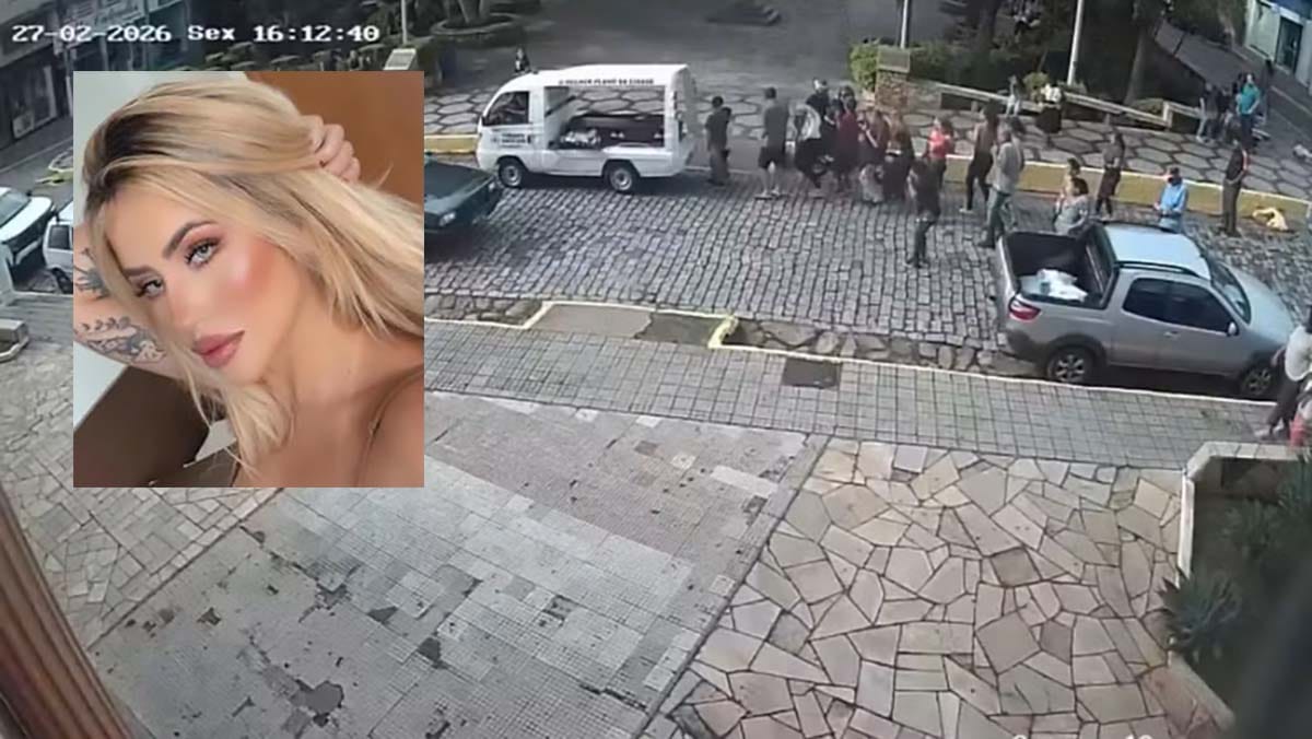 Câmera registrou momento em que suspeitos se aproximam de cortejo antes dos disparos em Baependi.